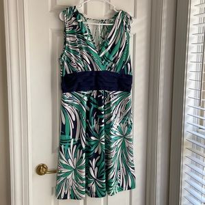 Dress Barn Floral Print Dress 👗 with Back Tie